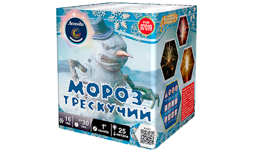  Батарея салютов Мороз трескучий  в Вологде